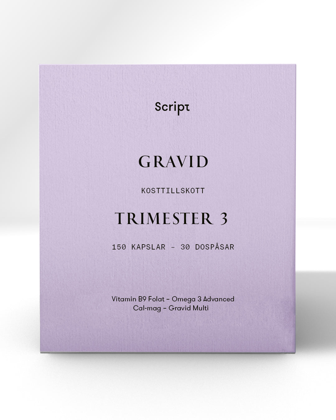 Gravid Trimester 3 kit - 30 dospåsar